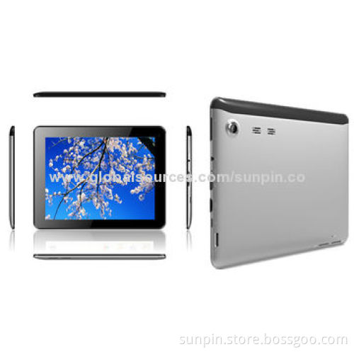 9.7-inch Tablet PCs with MTK8389 Quad Core, HD Display, 3G/2G Calling/GPS/Bluetooth